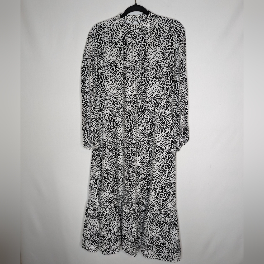 Zara Leopard Print Boho Dress - Picture 3 of 11